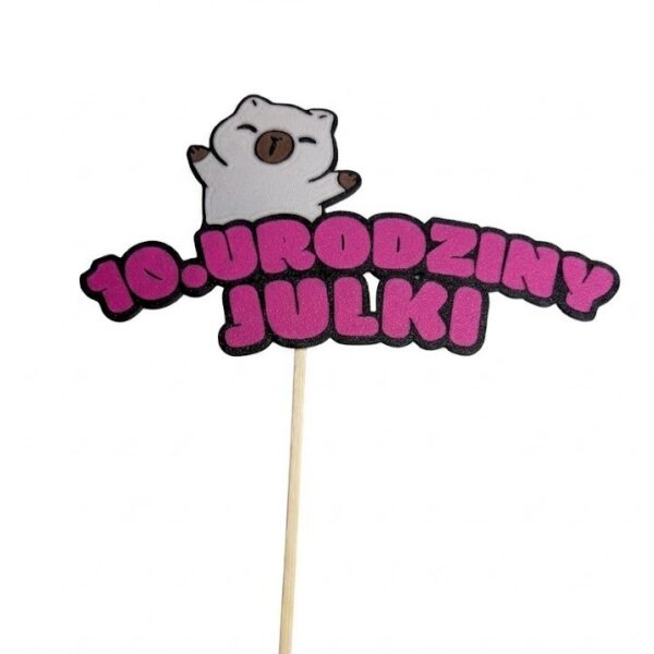 Topper na tort Kapibara